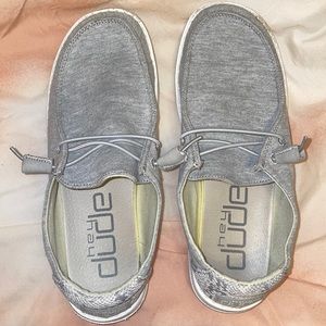 Grey Dude Slip On